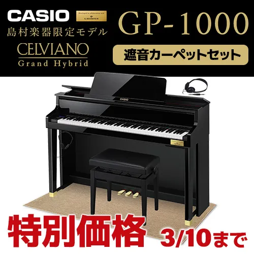 【3/10まで特別価格】CASIO GP-1000