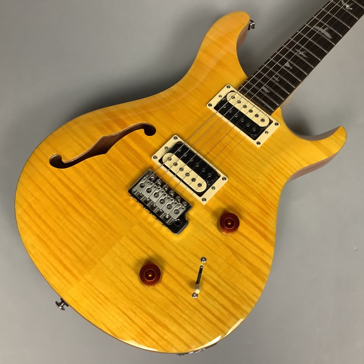 PRS SE Custom22 Semi-Hollow Santana Yellow エレキギター【現物写真 ...