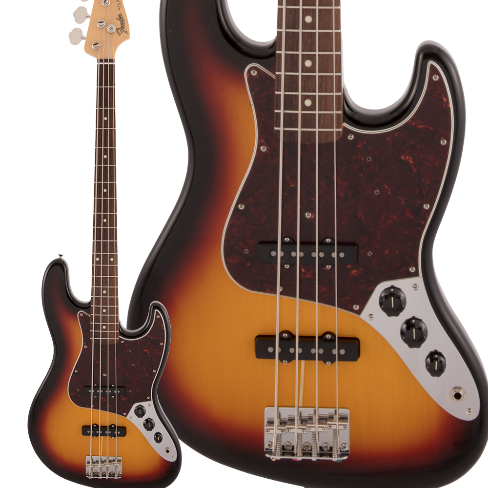 Fender Made in Japan Traditional 60s Jazz Bass Rosewood Fingerboard 3-Color  Sunburst エレキベース ジャズベース フェンダー 【 新所沢パルコ店 】 島村楽器オンラインストア