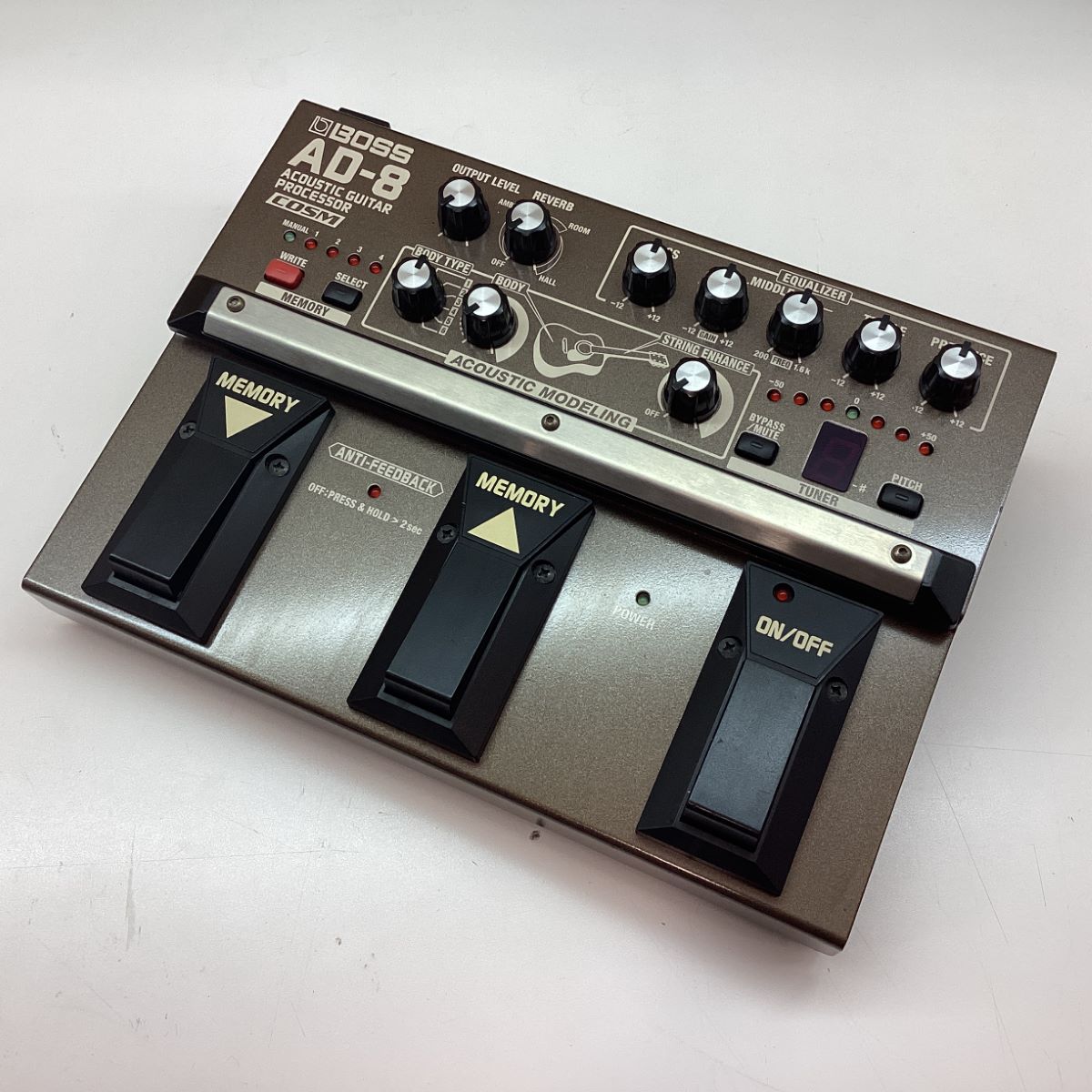 BOSS AD-8 アコギ用ギタープロセッサー - エフェクター、PA機器