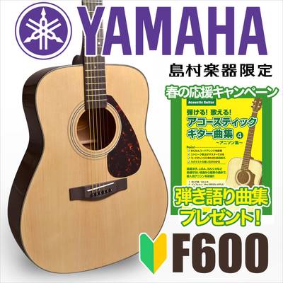 YAMAHA F600 アコースティックギター アコギ フォークギター 初心者 入門モデル 島村楽器WEBSHOP限定 ヤマハ 