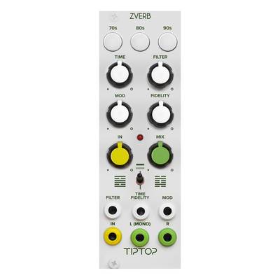 Tiptop Audio ZVERB(White Panel) ユーロラック モジュラー