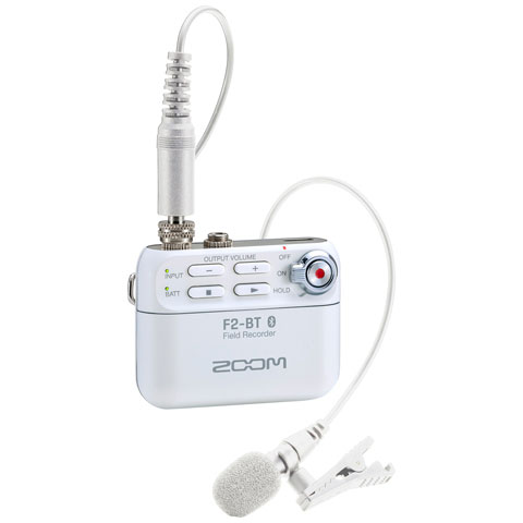 ZOOM F2-BT/W (ホワイト) 32bitフロート録音対応　フィールドレコーダー　Bluetooth 機能内蔵 ズーム 【 名古屋パルコ店 】