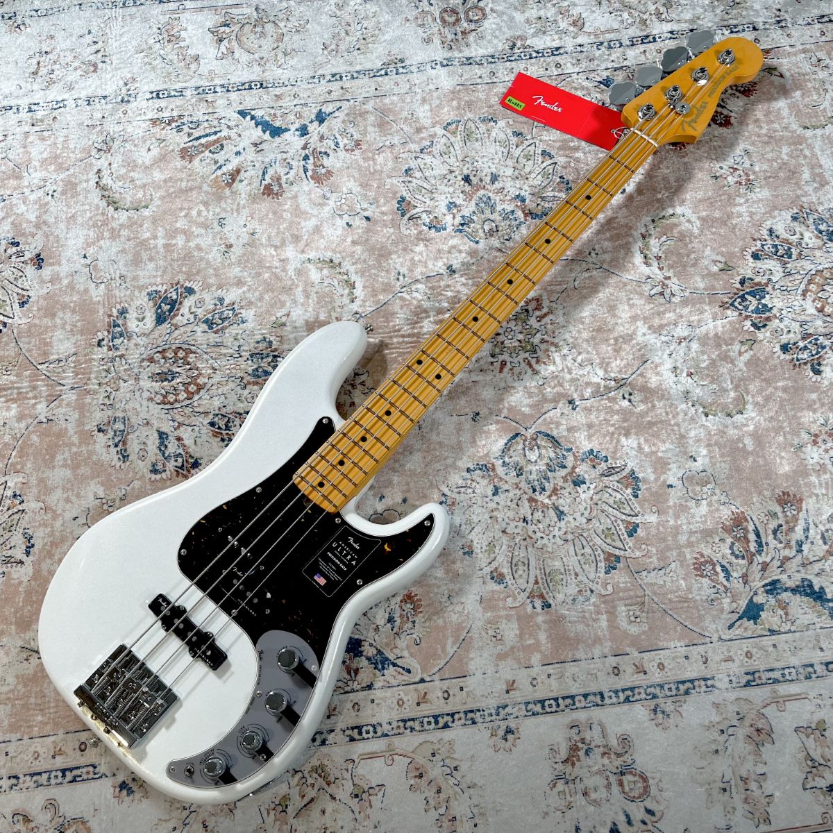 Fender American Ultra Precision Bass Maple Fingerboard Arctic Pearl  プレシジョンベース フェンダー 【 名古屋パルコ店 】