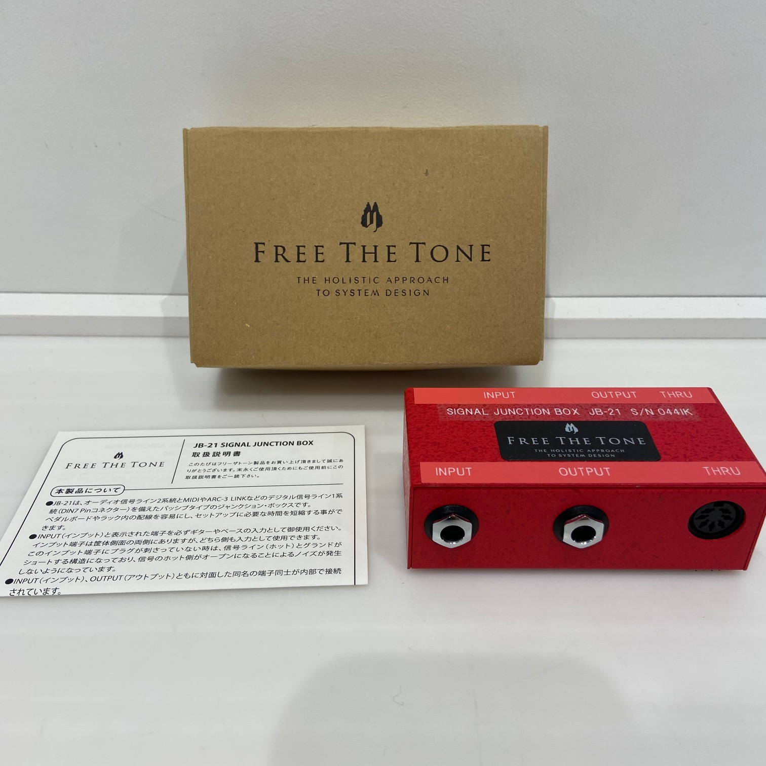 FREE THE TONE JB-21 Signal Junction Box RED フリーザトーン