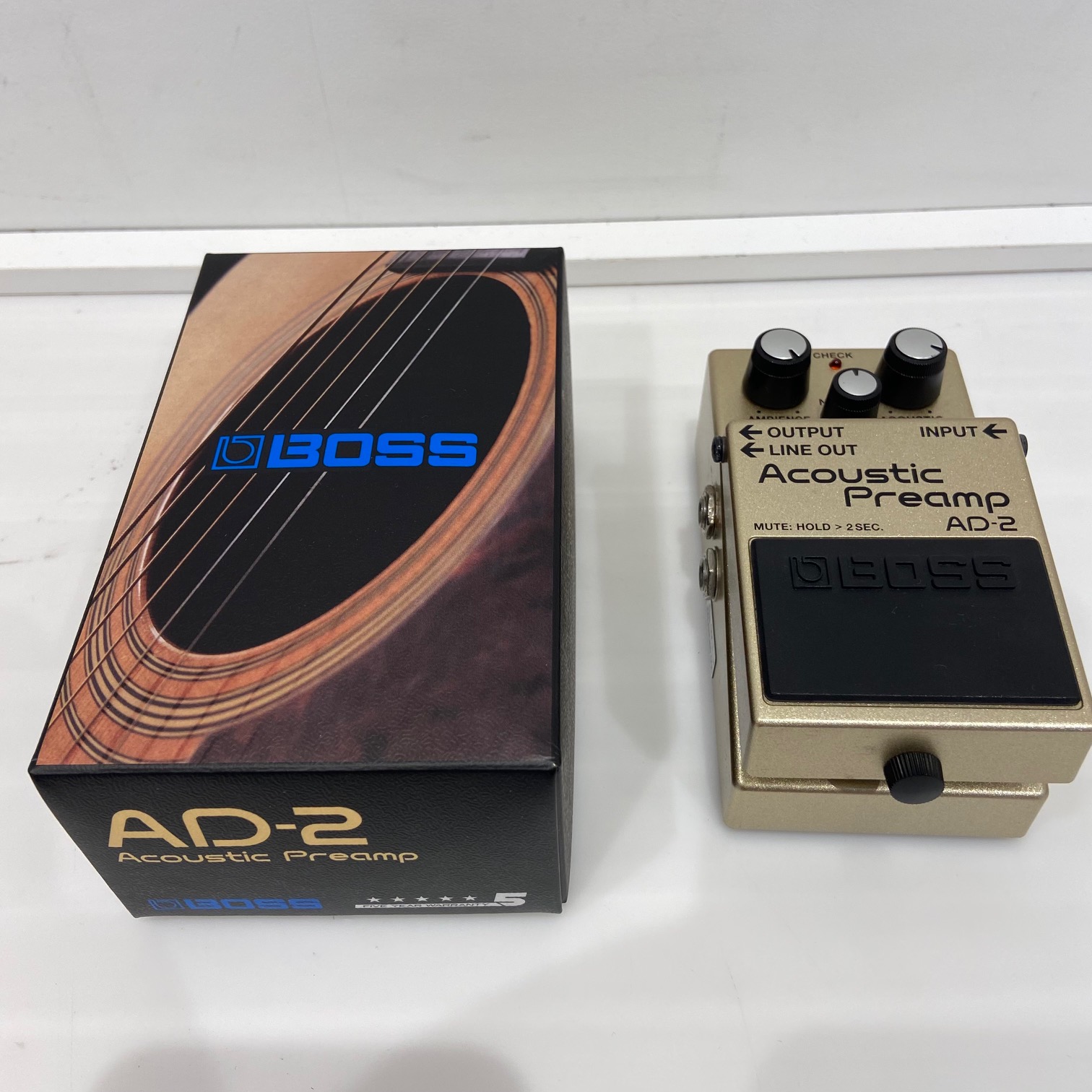 BOSS AD-2 Acoustic Preamp アコギ用 プリアンプAD2 ボス 