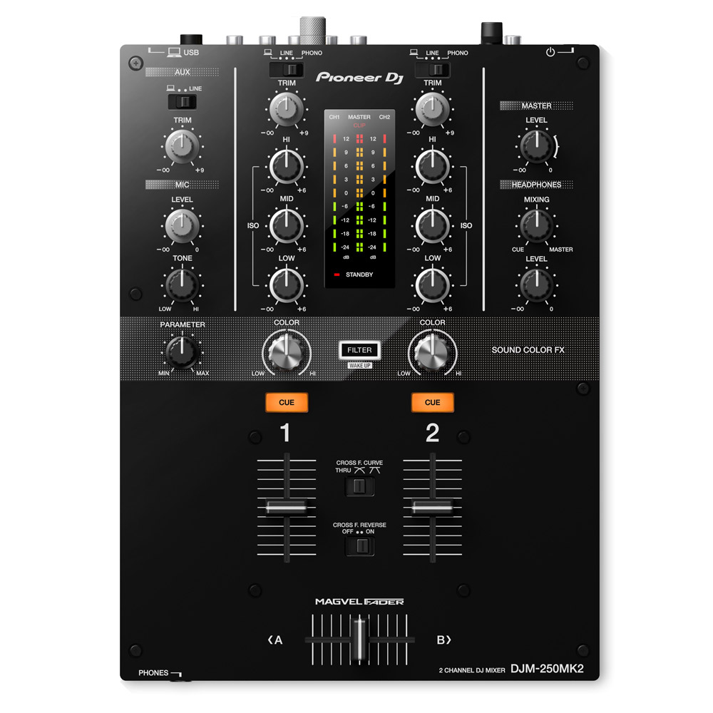 Pioneer DJ DJM-250MK2 rekordbox対応 2ch DJミキサー パイオニア 【 千葉店 】