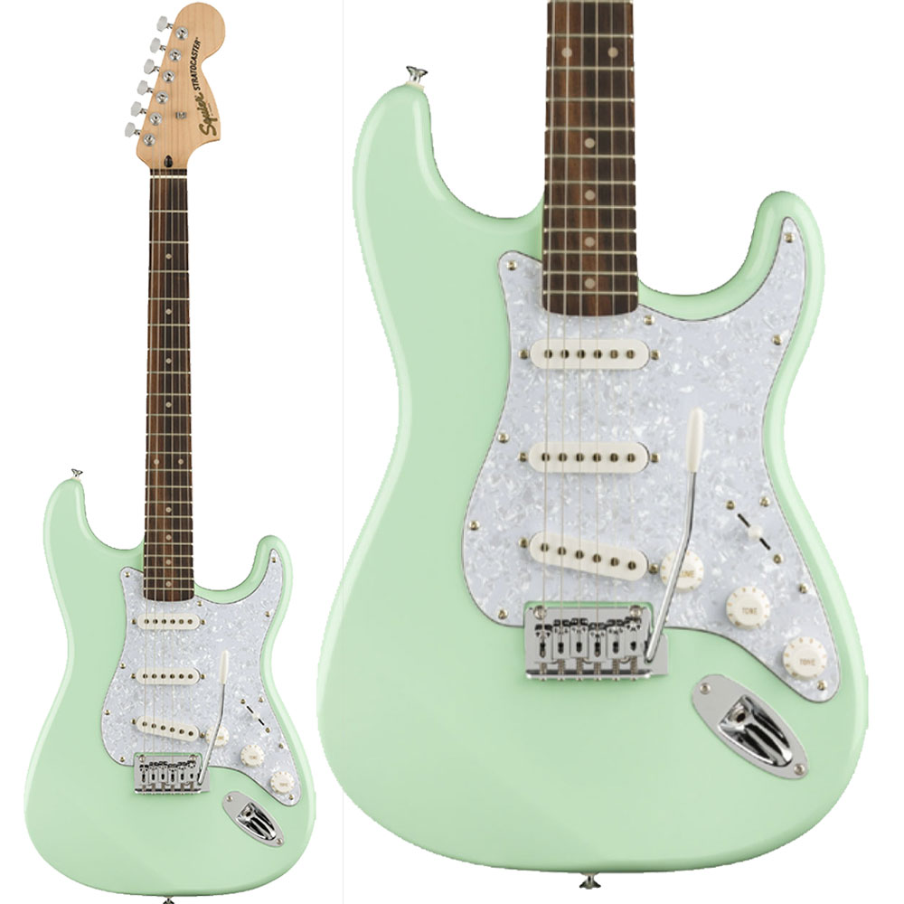 Squier by Fender FSR Affinity Series Stratocaster Surf Green 