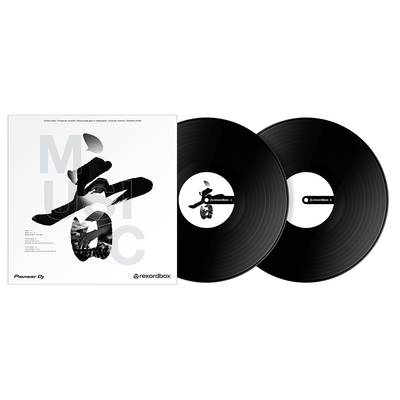 Pioneer DJ  rekordbox専用 Control Vinyl ブラック MUSIC(音) 2枚セット レコードボックス コントロールバイナルRB-VD2-K パイオニア 【 札幌パルコ店 】
