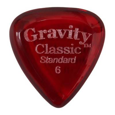 Gravity Guitar Picks  GCLS6P Classic - Standard - Classic［6.0mm, Red］ グラヴィティギターピッ 【 札幌パルコ店 】
