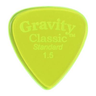 Gravity Guitar Picks  GCLS15P GCLS15P Classic - Standard - Classic［1.5mm, Fluorescent Green］ グラヴィティギターピッ 【 札幌パルコ店 】