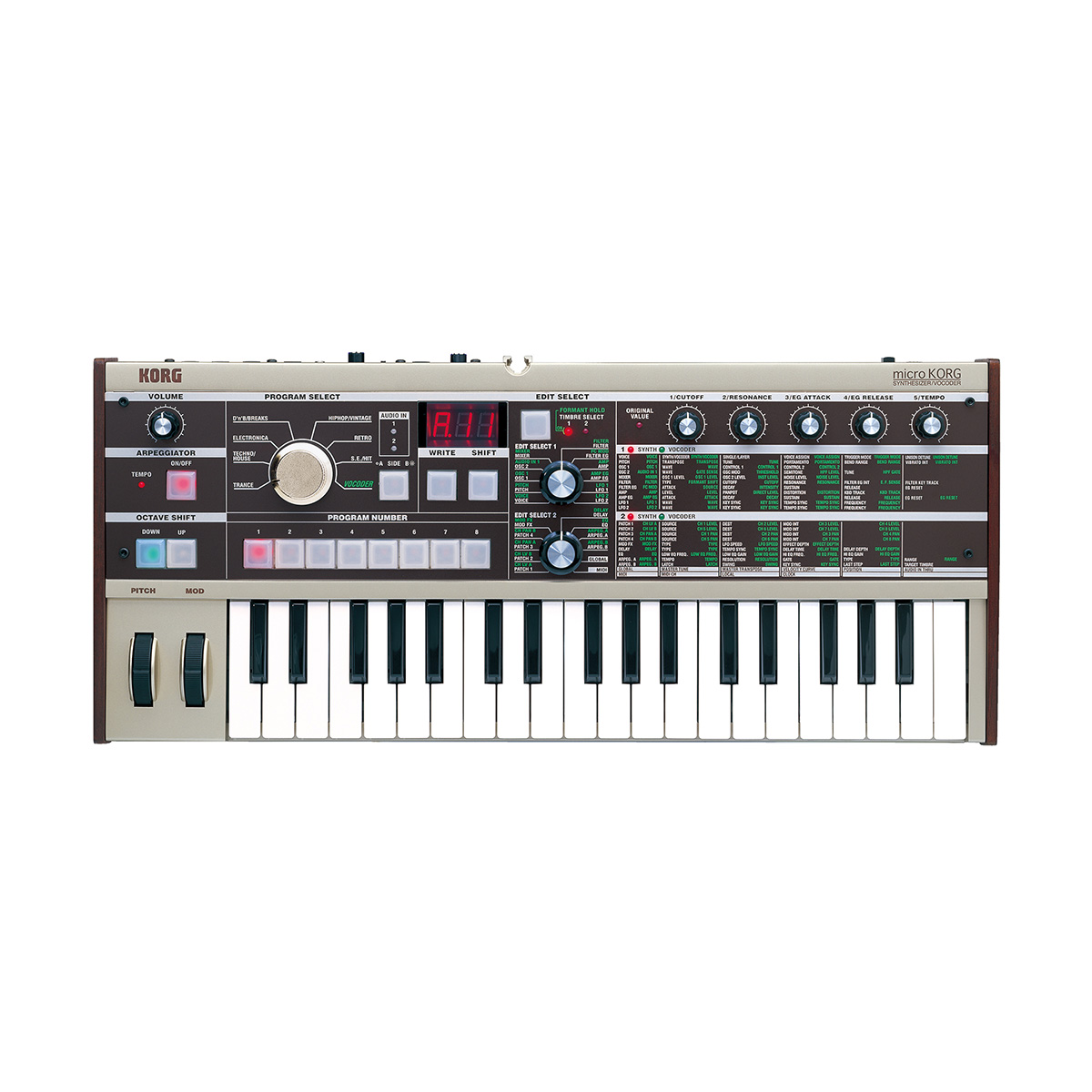 KORG microKORG MK1 【再販！初回入荷分、在庫あり♪】 37鍵盤 コルグ 【 札幌パルコ店 】 | 島村楽器オンラインストア