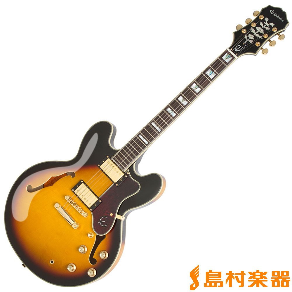 種類エレキギターエピフォン シェラトン2 プロ セミアコ エレキギター 