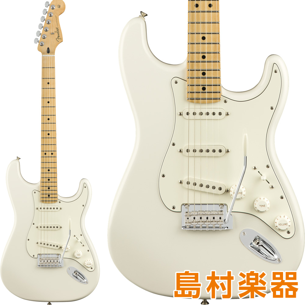 Fender Player Stratocaster Maple Fingerboard Polar White エレキ