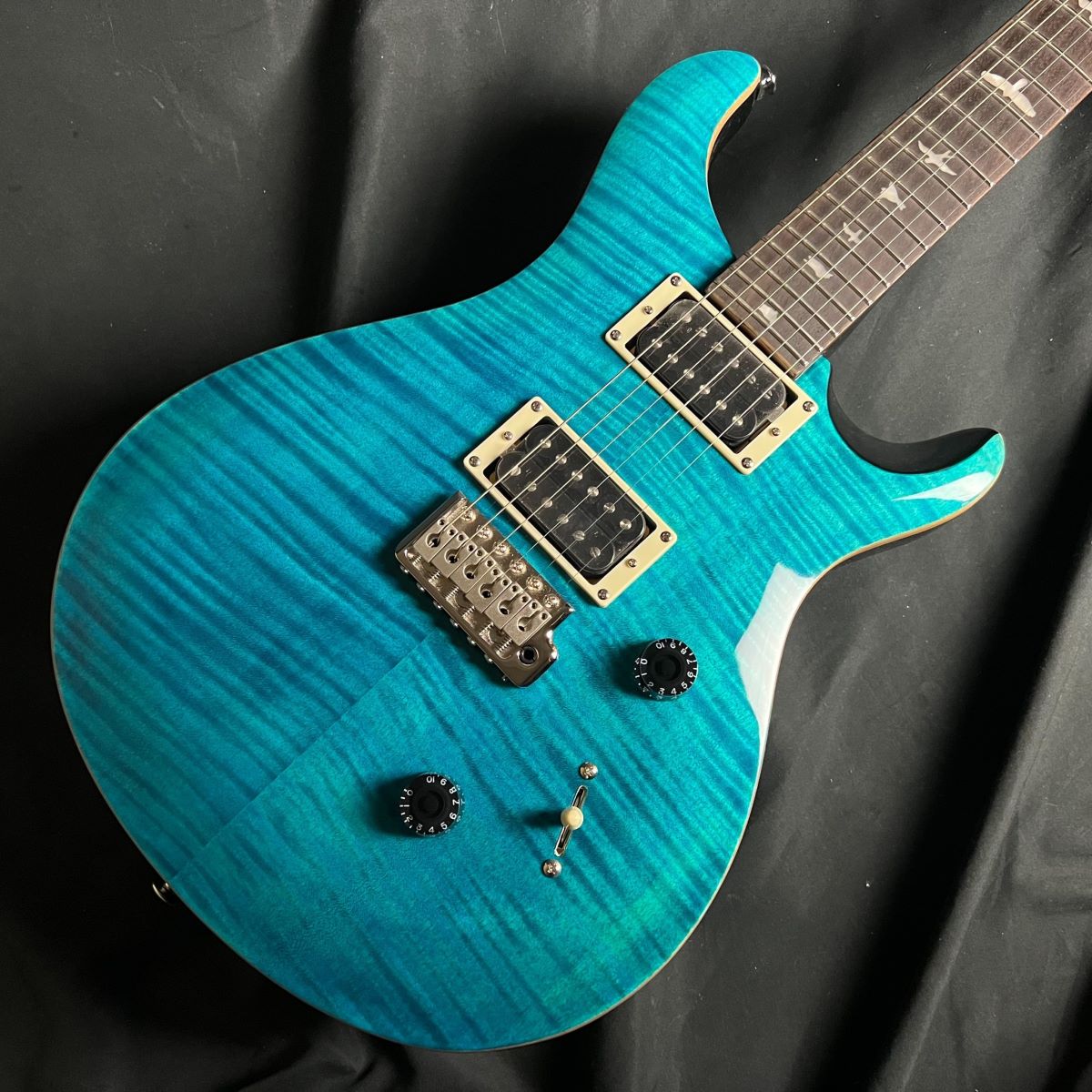 PRS SE CUSTOM 24 エレキギター／Ｂｌｕｅ Ｍａｔｔｅｏ ポールリード ...