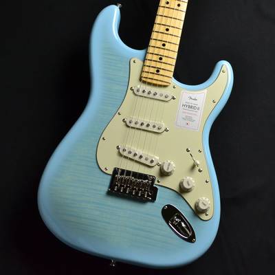 Fender  2024 Hybrid II Stratocaster Maple Fingerboard Flame Maple Top Celeste Blue【現物画像】 フェンダー 【 長野Ｋ’ｓスクエア店 】