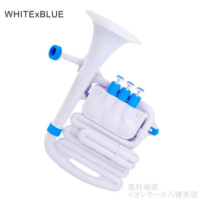 NUVO  jHorn【未展示品】 White／Blue ホワイト ブルー プラスチック管楽器Jホーン ヌーボ 【 イオンモール八幡東店 】