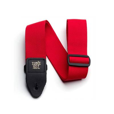 ERNiE BALL  P04040 RED P04040 RED POLYPRO GUITAR STRAP アーニーボール 【成田ボンベルタ店】