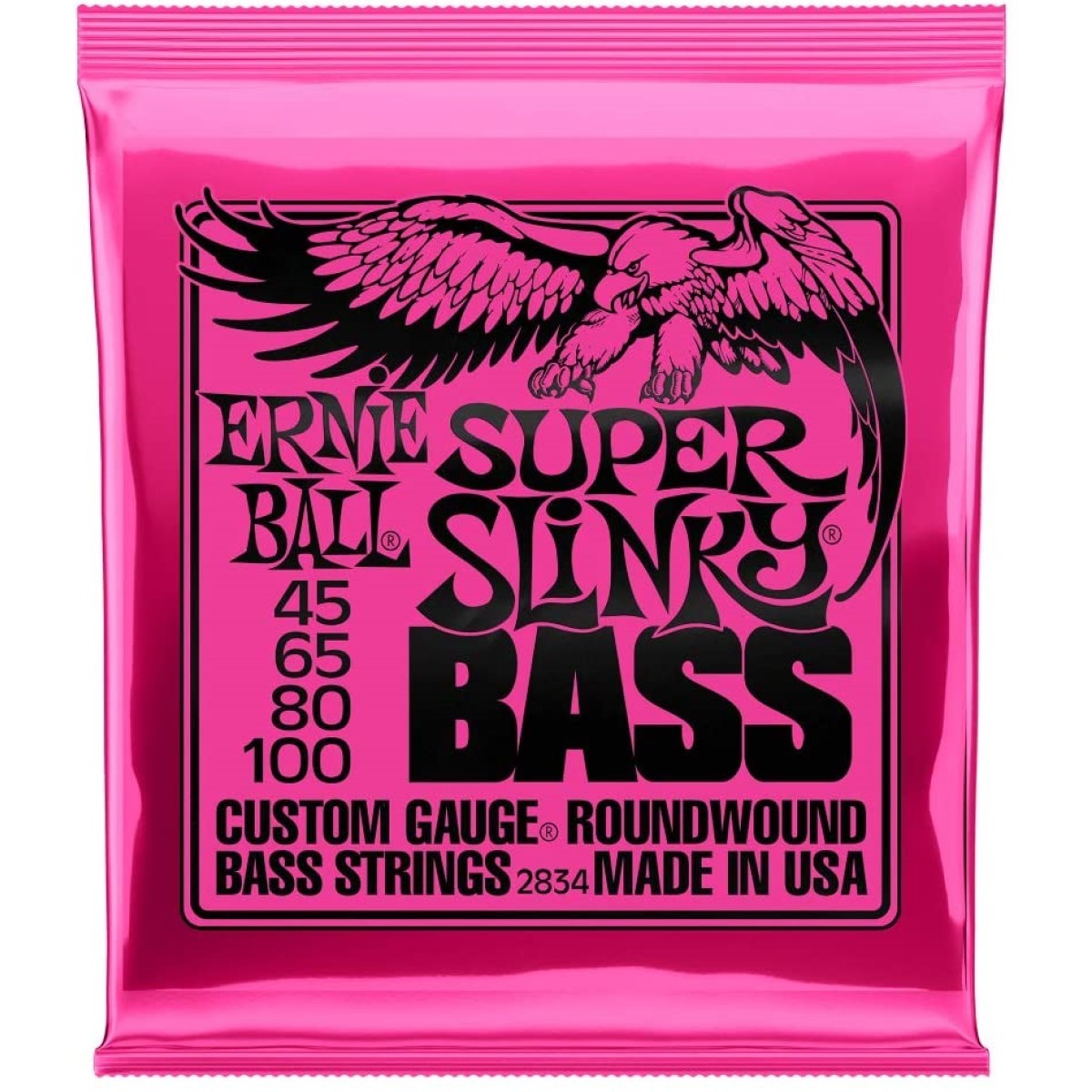 ERNiE BALL 2834 2834 ベース弦 (45-100) SUPER SLINKY BASS スーパー・スリンキー・ベース アーニーボール  【成田ボンベルタ店】