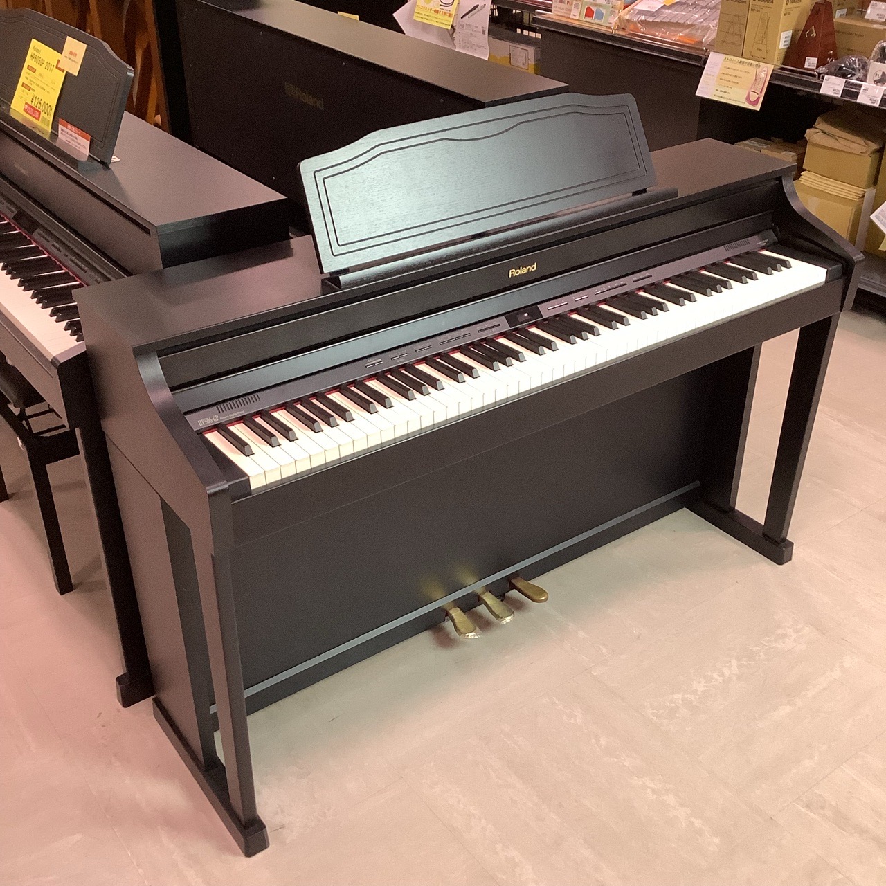 電子ピアノ　Roland ローランド　HP506-GP　高低椅子付き