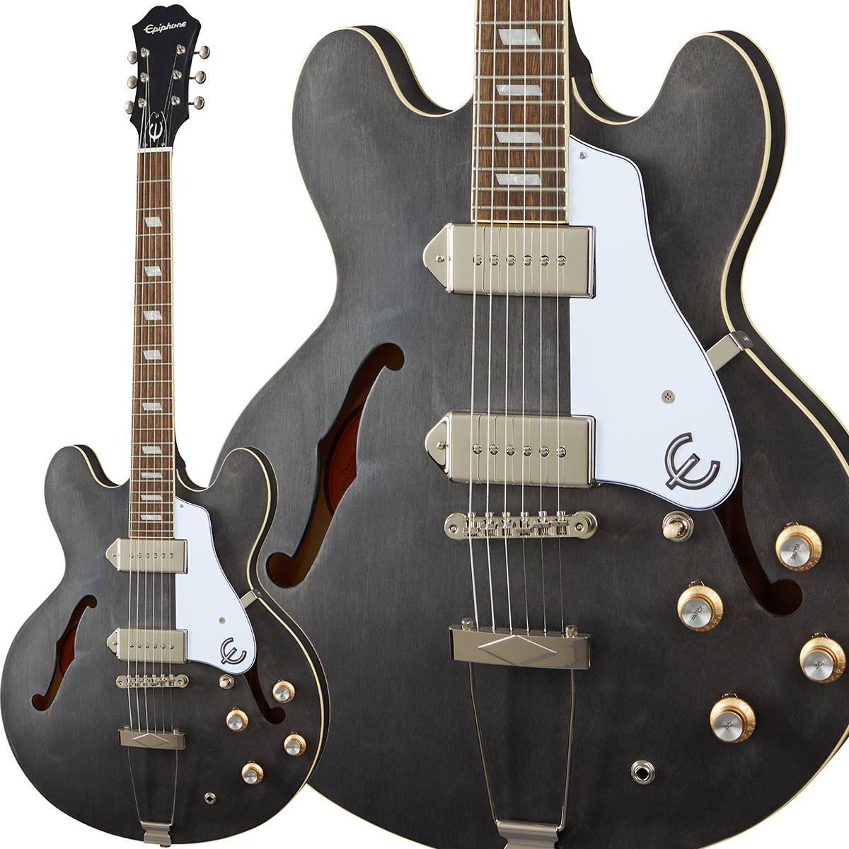 Epiphone Casino Worn Worn Ebony フルアコギター カジノ エピフォン 【 イトーヨーカドー赤羽店 】