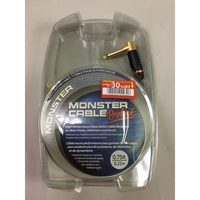 MONSTER CABLE M BASS2-0.75DA ベース用パッチケーブル 0.22m L-L【モンスターケーブル】(新品特価価格)  モンスターケーブル 【 フィール旭川店】