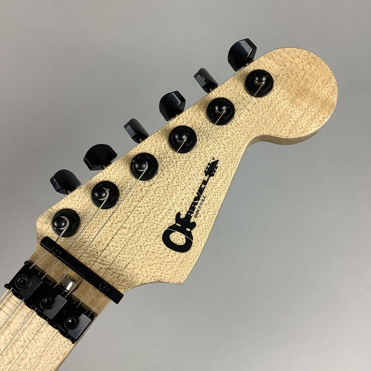 Charvel DK-085 Yellow Crackle リバースヘッド - エレキギター