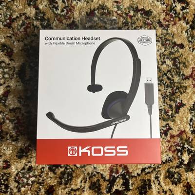 KOSS  CS195-USB ヘッドセット 片耳 [ リモート/ テレワーク/ オンライン授業] コス 【 水戸マイム店 】