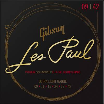 Gibson  SEG-LES9 Les Paul Premium エレキギター弦 Ultra-Light 09-042 ギブソン 【 イオンタウンユーカリが丘店　 】