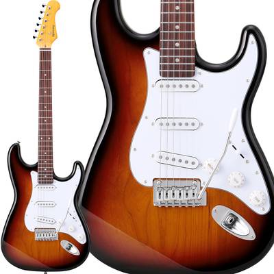 HISTORY  HST-Performance 3Tone Sunburst ハムバッカー切替可能 アルダーボディ エレキギター ストラトタイプ3年保証 ヒストリー 【 ＭＳ船堀 】