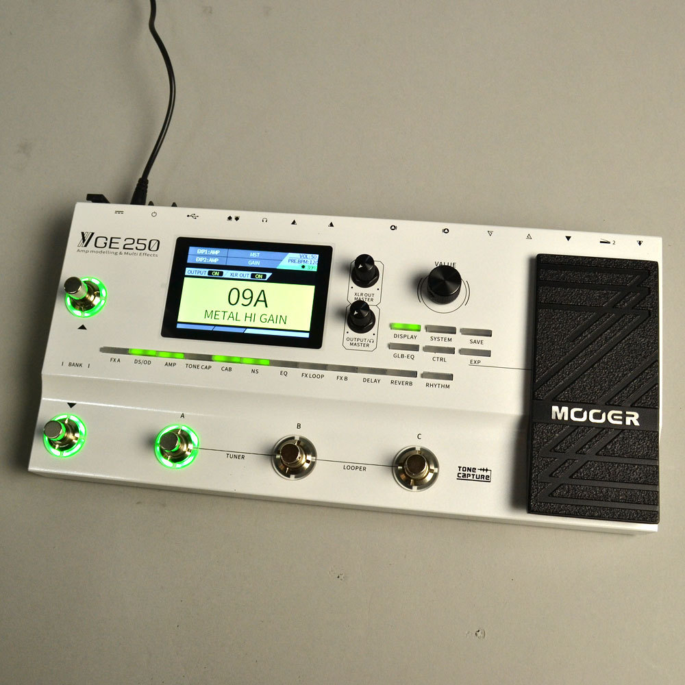 Mooer GE250 (最新Ver 2.0.6) /マルチエフェクター - エフェクター