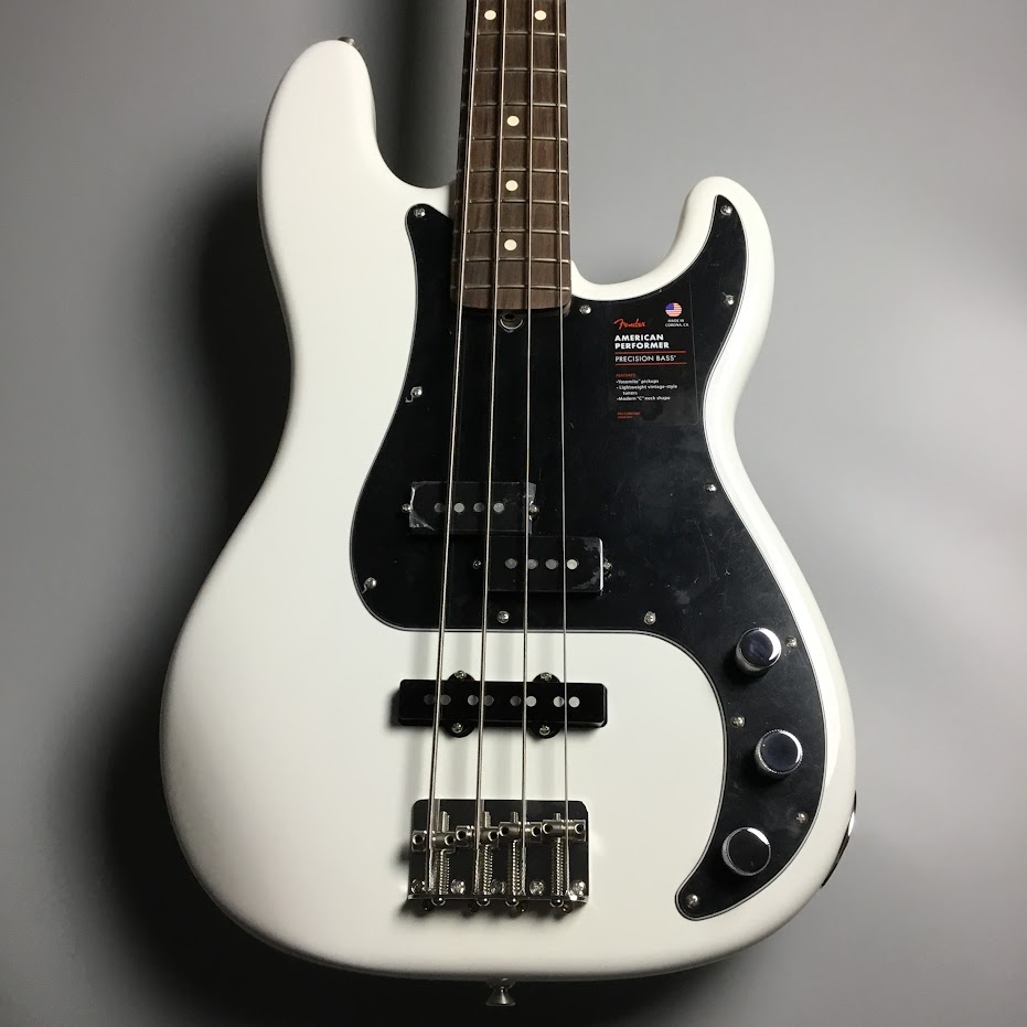 Fender American Performer Precision Bass (Arctic White) フェンダー