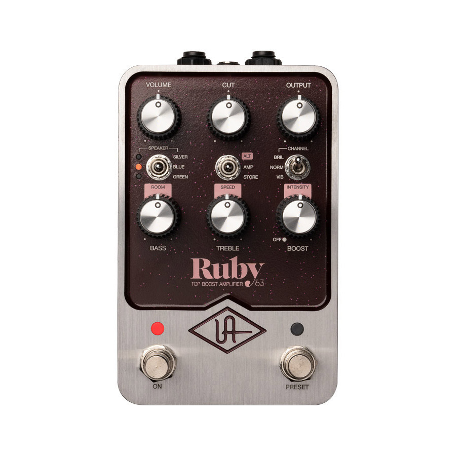 UNIVERSAL AUDIO UAFX Ruby '63 Top Boost Amplifier コンパクト 