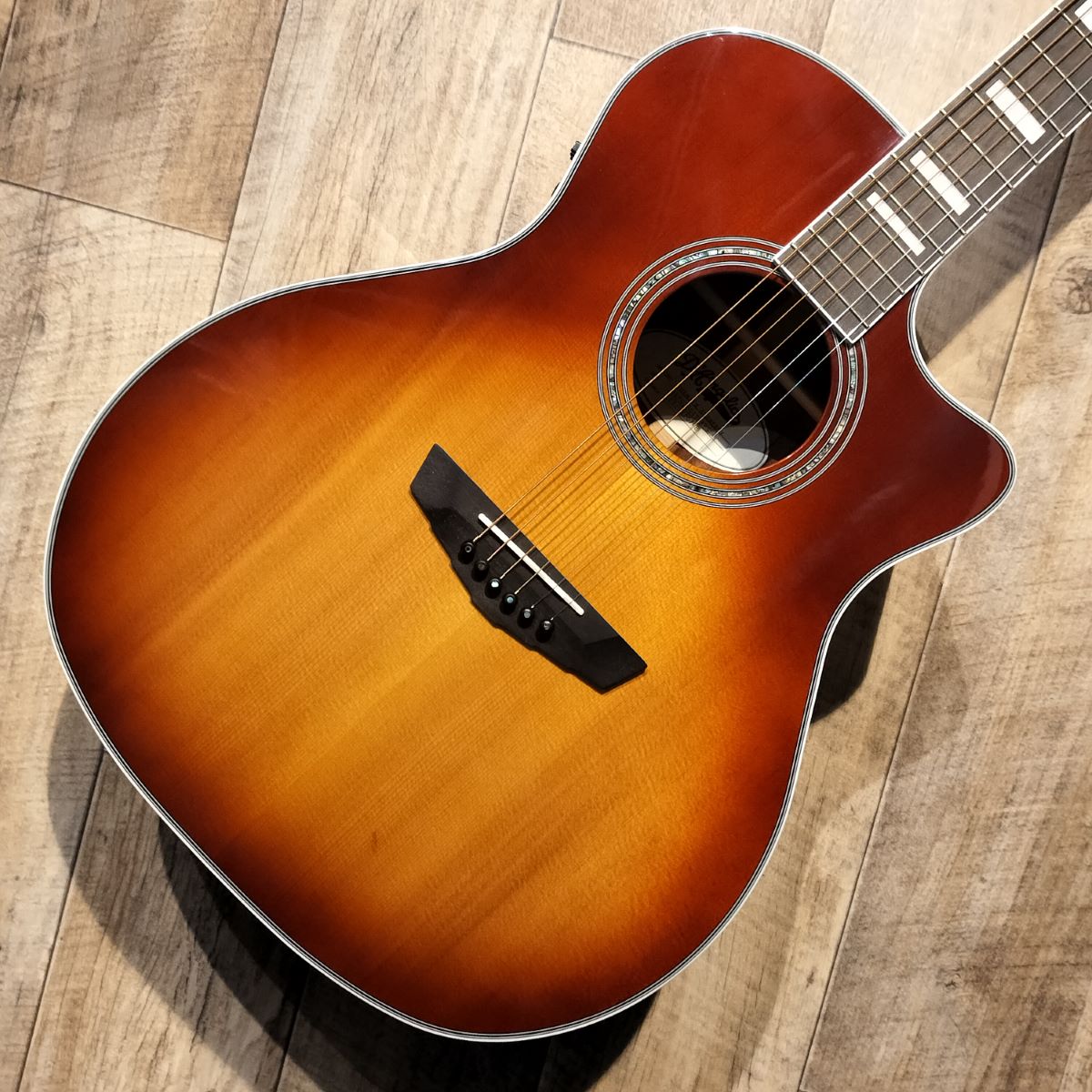 D'Angelico Premier Gramercy Iced Tea Burst エレアコギター ディアン