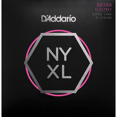 D'Addario  NYXL32130SL ニッケル 32-130 6-String レギュラーライト6弦エレキベース弦 ダダリオ 【 新宿ＰｅＰｅ店 】