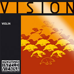 THOMASTIK VI01 1/10 バイオリン弦 ヴィジョン Medium E線 【バラ弦1本】 トマスティック 【 仙台ロフト店】