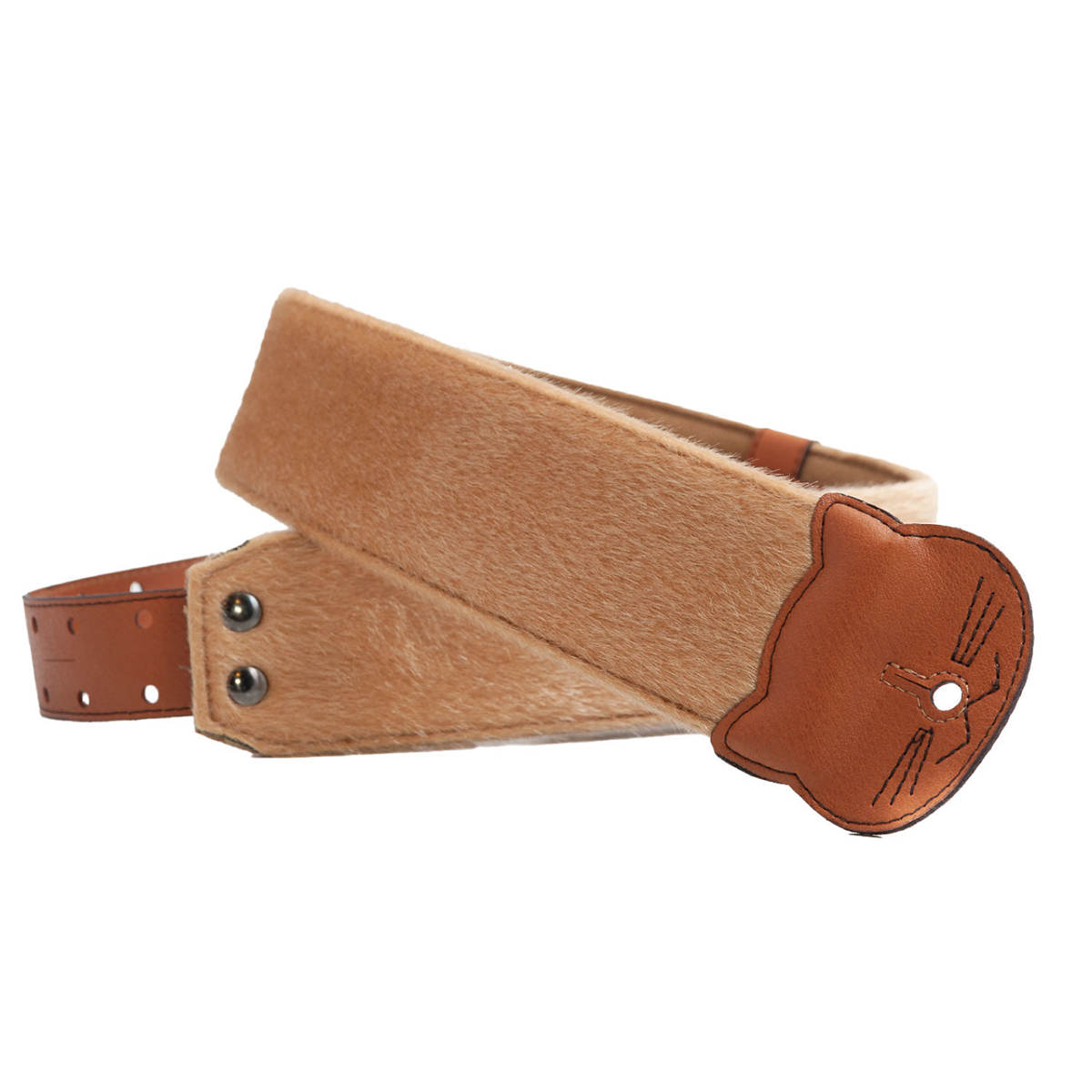 Right On！ STRAPS MOFUNEKO Beige ストラップ もふネコ ライトオンストラップス 【 仙台ロフト店 】 |  島村楽器オンラインストア