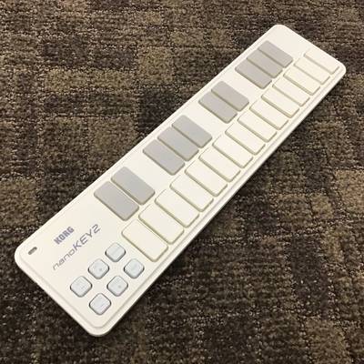 KORG  nanoKEY2 WH (ホワイト) MIDIキーボード スリムライン USB 25鍵盤【B級特価品】 コルグ 【 仙台ロフト店 】