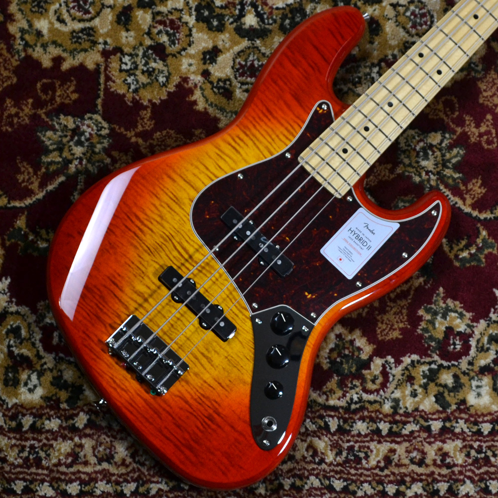 Fender 2024 Collection Made in Japan Hybrid II Jazz Bass Maple Fingerboard