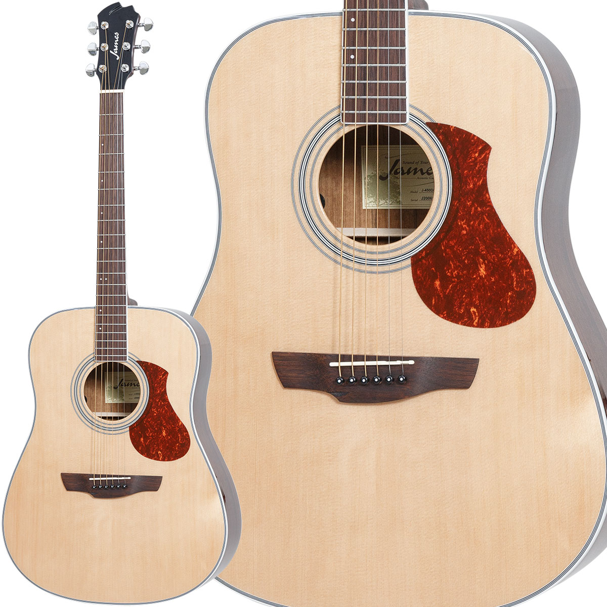 james アコースティックギター J450D/ova NAT種類フラットトップ - ギター