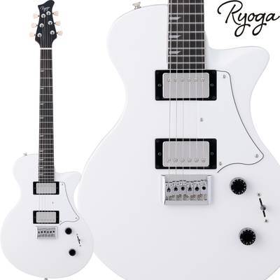 Ryoga  HORNET White エレキギター ハムバッカー ベイクドメイプルネック リョウガ 【 モザイクモール港北店 】