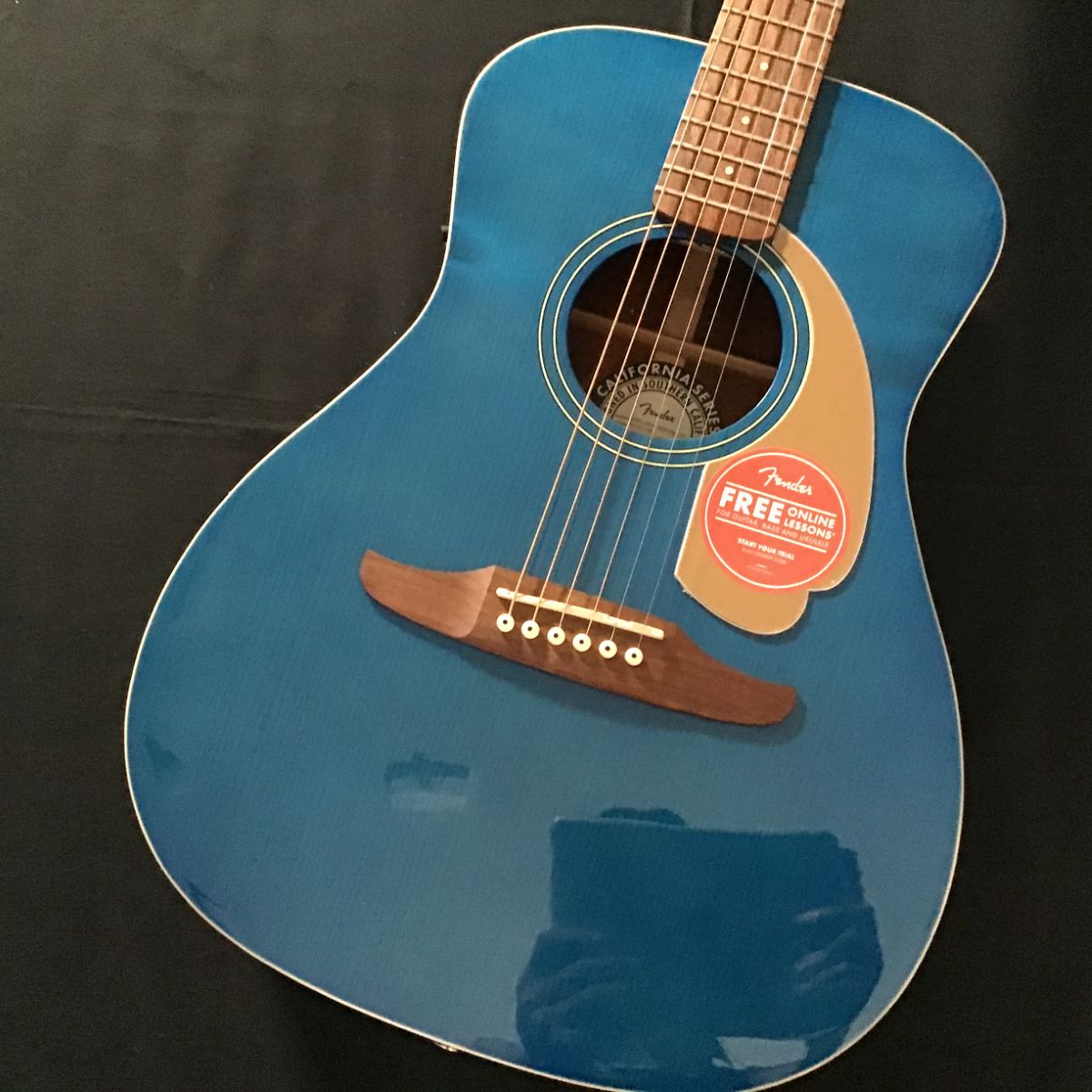 Fender FSR Malibu Player Sapphire Blue アコースティックギター