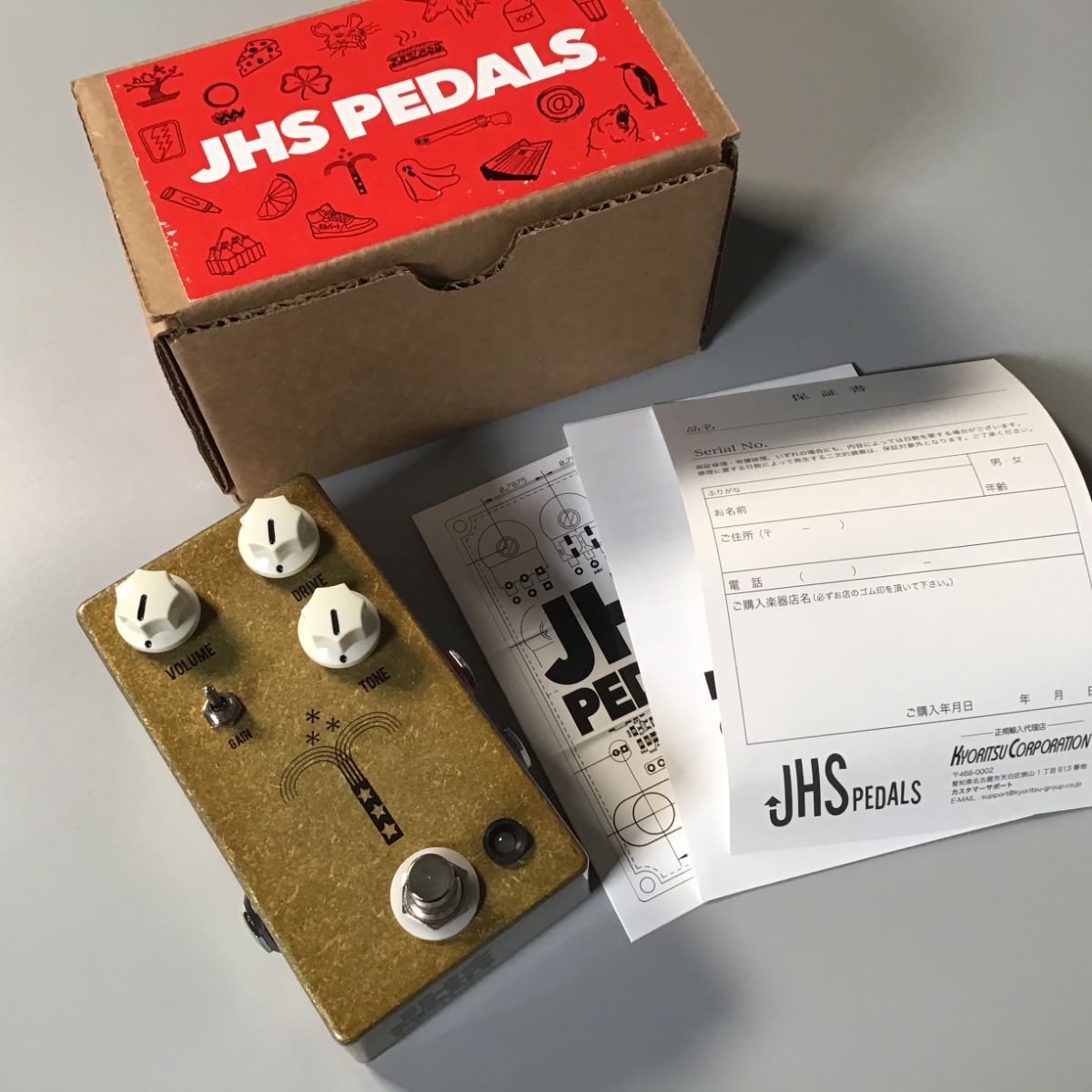 JHS Pedals Morning Glory V4 コンパクトエフェクター オーバー ...