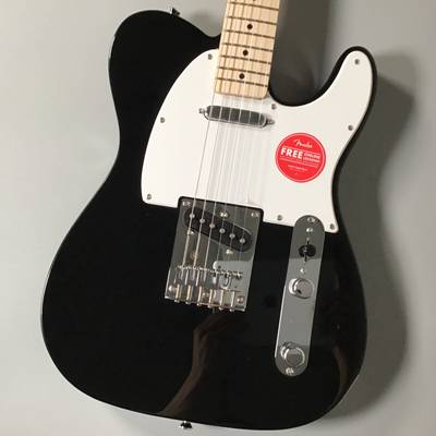 Squier by Fender  SONIC TELECASTER Maple Fingerboard White Pickguard Black テレキャスター エレキギターソニック スクワイヤー / スクワイア 【 イオン新浦安店 】