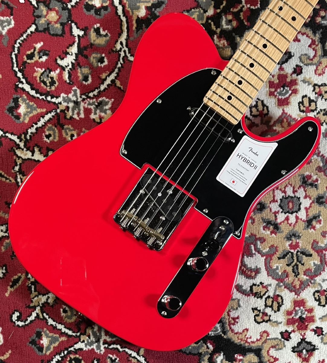 美品 Fender Japan Hybrid II Telecaster Red クリアランス