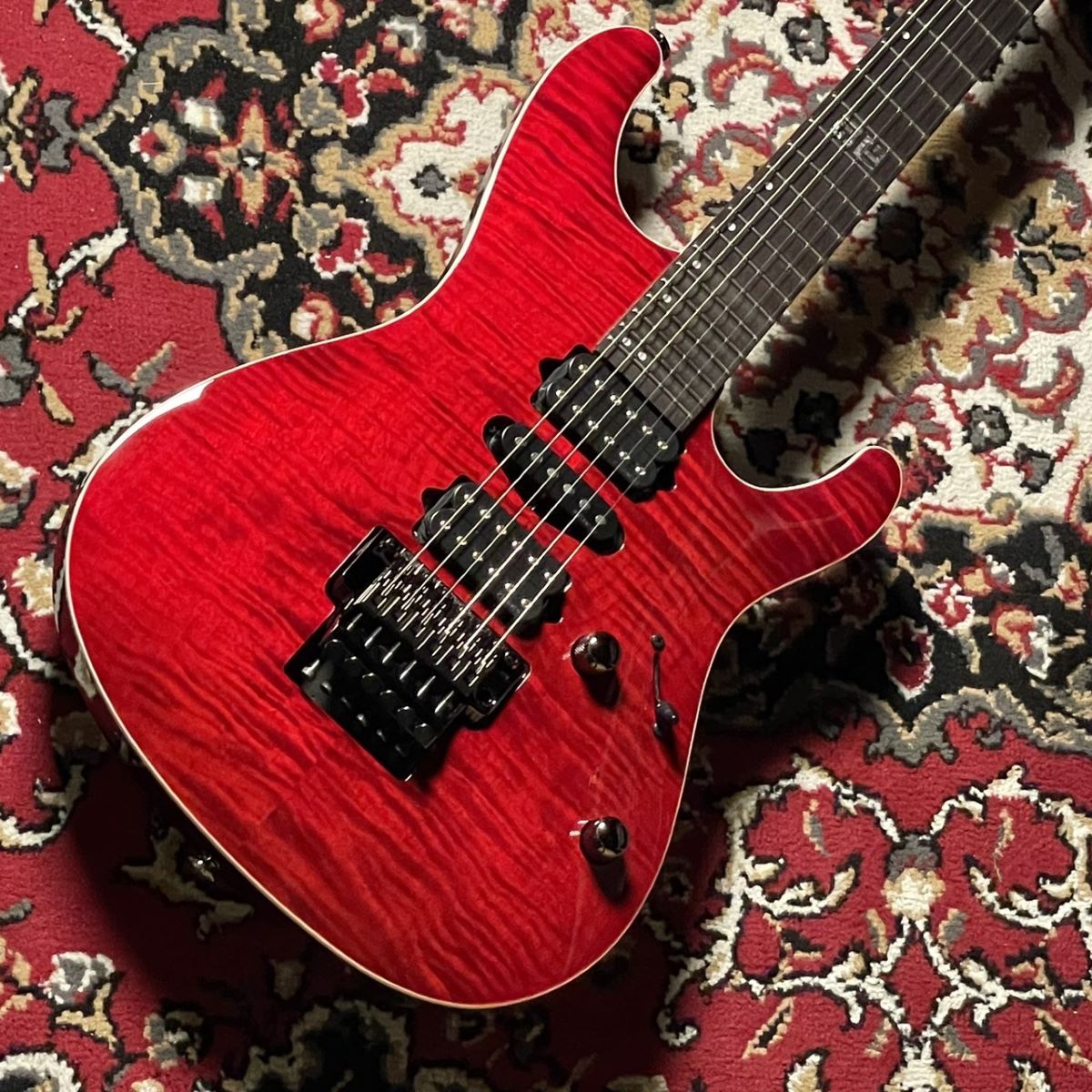 Ibanez KIKO100 Transparent Ruby Red エレキギター 【Kiko Loureiro