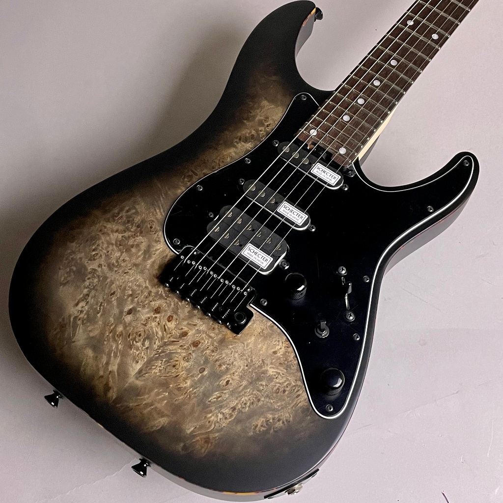 SCHECTER SD-2-24-AS-VTR-BR/SCB/R -Satin Charcoal Burst- シェクター