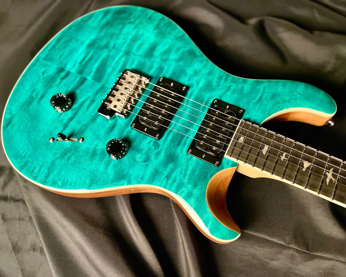 PRS SE CUSTOM 24 Quilt Package Turquoise【現物画像・3.58kg 