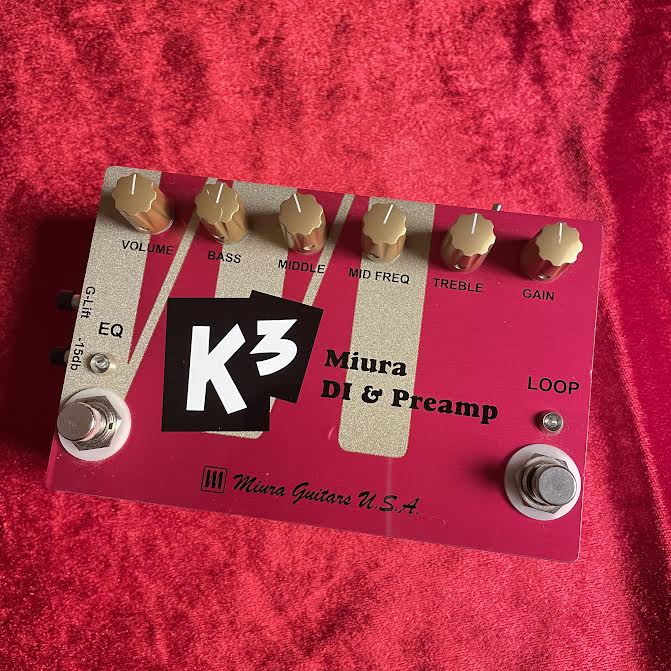 Miura Guitars USA K3 Preamp & DI box ミウラギターズ 【 イオン