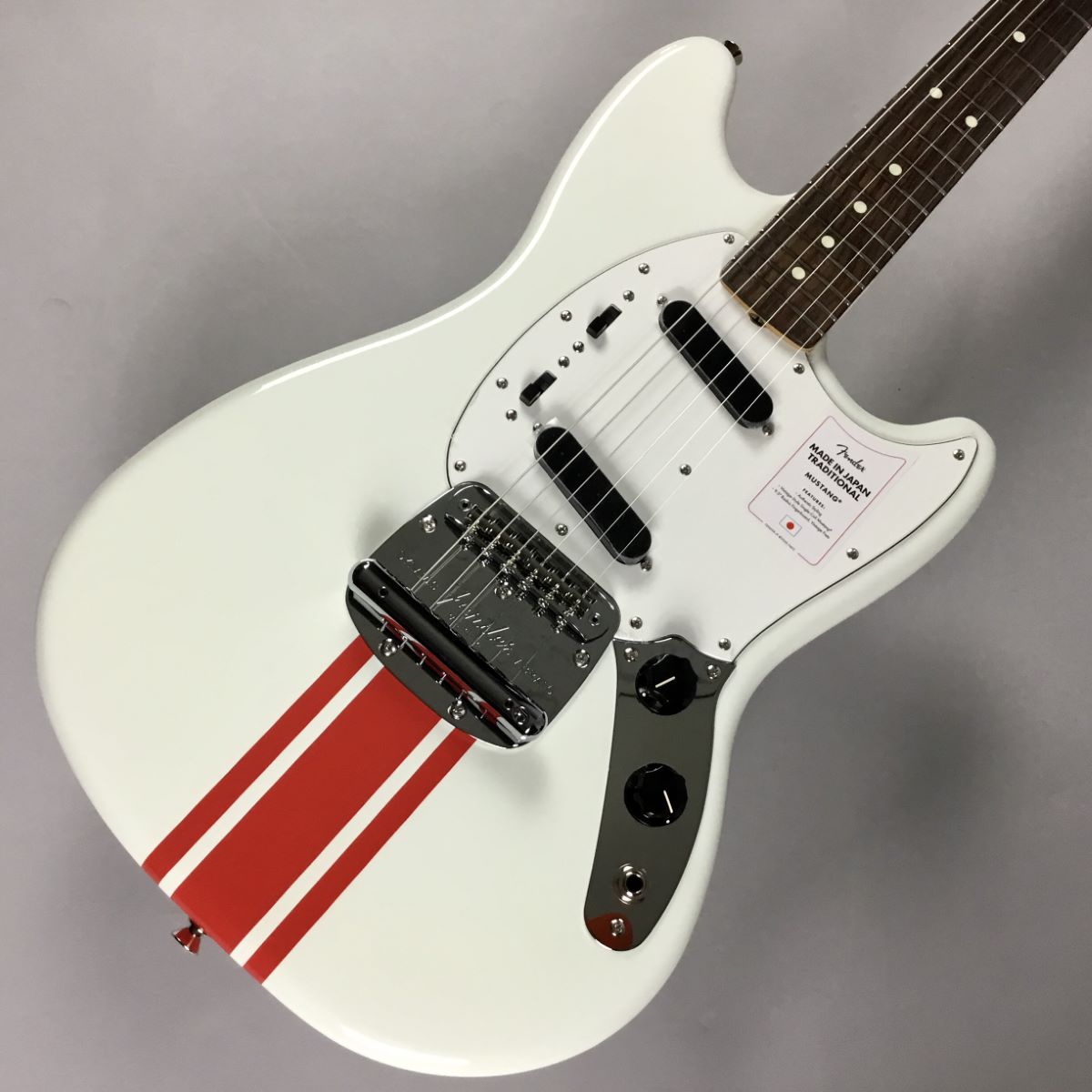 Fender 2023 Collection MIJ Trad 60s Mustang Olympic White with Red